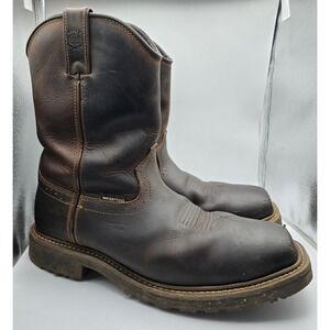 Carolina Workwear Waterproof Non Metallic Toe Work Boots Leather Men Size 12 D